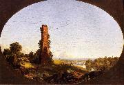 Frederic Edwin Church New England Landscape with Ruined Chimney china oil painting reproduction